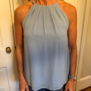 Carolina blue sleeveless blouse